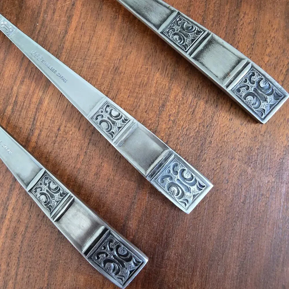 Vintage Towle SCC Supreme Cutlery Japan Stainless Steel Serveware 3 Piece MCM